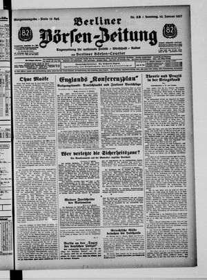 Berliner Börsen-Zeitung vom 10.01.1937