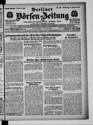 Berliner Börsen-Zeitung vom 12.01.1937