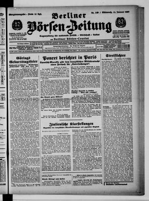 Berliner Börsen-Zeitung vom 13.01.1937