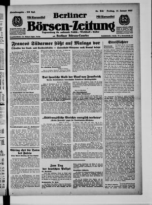 Berliner Börsen-Zeitung vom 15.01.1937