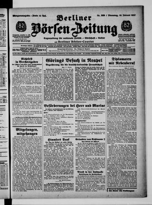 Berliner Börsen-Zeitung vom 19.01.1937