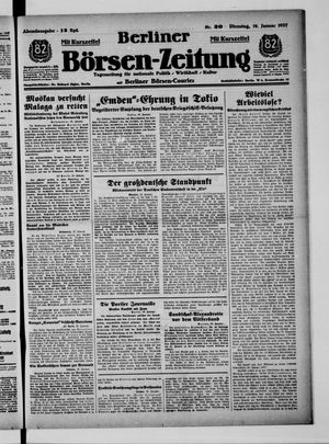 Berliner Börsen-Zeitung vom 19.01.1937