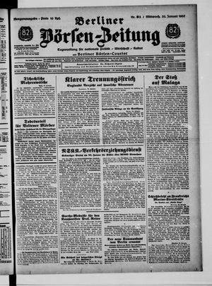 Berliner Börsen-Zeitung vom 20.01.1937
