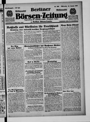Berliner Börsen-Zeitung vom 20.01.1937