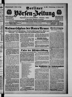 Berliner Börsen-Zeitung on Jan 21, 1937