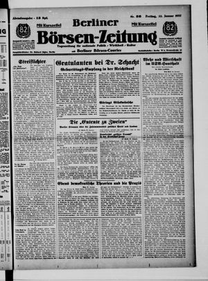Berliner Börsen-Zeitung vom 22.01.1937