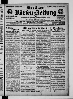 Berliner Börsen-Zeitung vom 29.01.1937