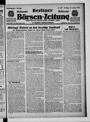 Berliner Börsen-Zeitung vom 29.01.1937