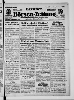 Berliner Börsen-Zeitung vom 05.02.1937