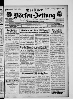 Berliner Börsen-Zeitung vom 21.02.1937