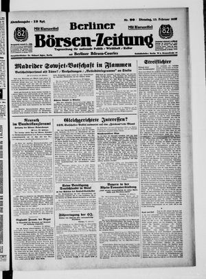 Berliner Börsen-Zeitung vom 23.02.1937