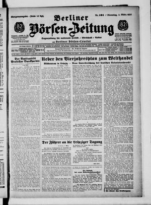 Berliner Börsen-Zeitung vom 02.03.1937