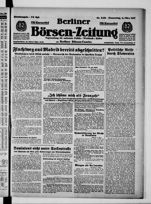 Berliner Börsen-Zeitung vom 11.03.1937