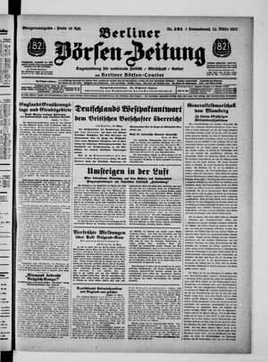 Berliner Börsen-Zeitung vom 13.03.1937