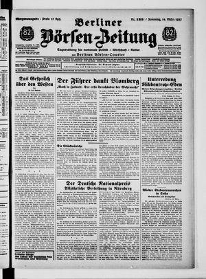 Berliner Börsen-Zeitung vom 14.03.1937