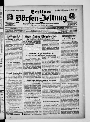 Berliner Börsen-Zeitung vom 16.03.1937