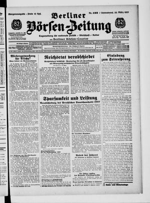Berliner Börsen-Zeitung vom 20.03.1937