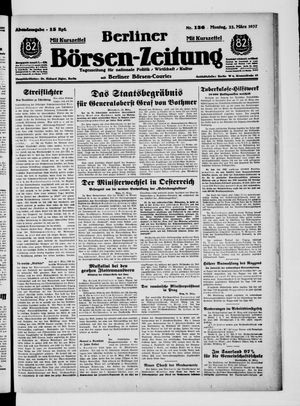 Berliner Börsen-Zeitung vom 22.03.1937