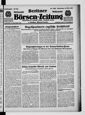 Berliner Börsen-Zeitung vom 25.03.1937