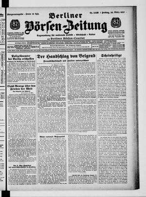 Berliner Börsen-Zeitung vom 26.03.1937