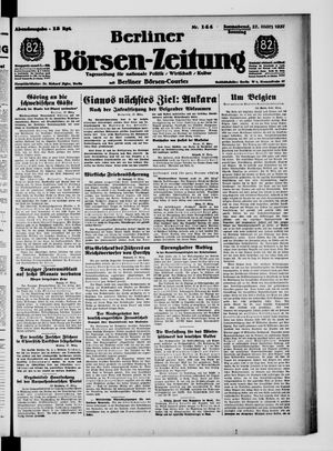 Berliner Börsen-Zeitung vom 27.03.1937