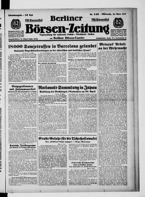 Berliner Börsen-Zeitung vom 31.03.1937