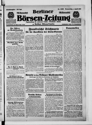Berliner Börsen-Zeitung vom 01.04.1937