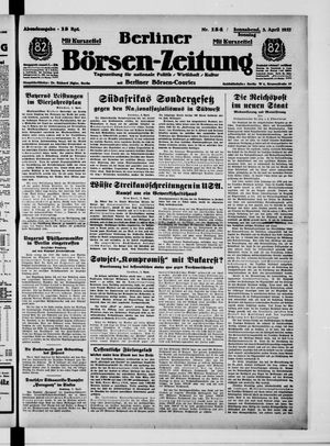 Berliner Börsen-Zeitung vom 03.04.1937