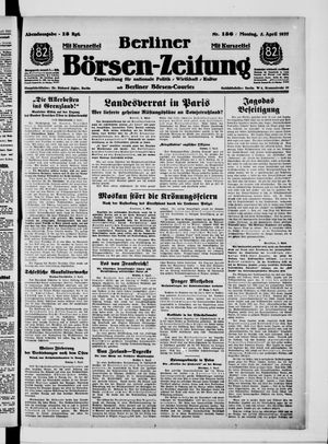 Berliner Börsen-Zeitung vom 05.04.1937