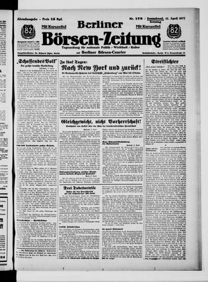 Berliner Börsen-Zeitung vom 17.04.1937
