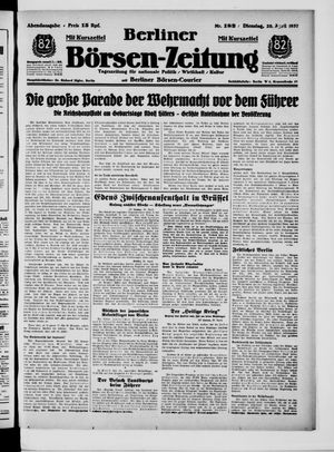 Berliner Börsen-Zeitung vom 20.04.1937