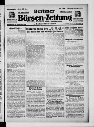 Berliner Börsen-Zeitung vom 21.04.1937