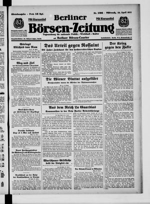 Berliner Börsen-Zeitung vom 28.04.1937