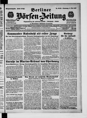 Berliner Börsen-Zeitung vom 11.05.1937