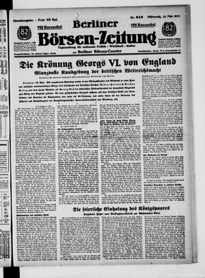 Berliner Börsen-Zeitung vom 12.05.1937