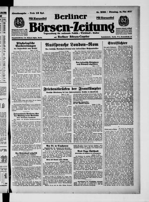 Berliner Börsen-Zeitung vom 18.05.1937