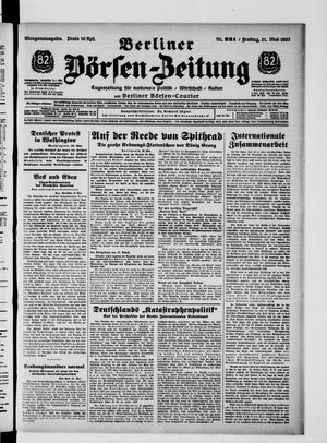 Berliner Börsen-Zeitung vom 21.05.1937