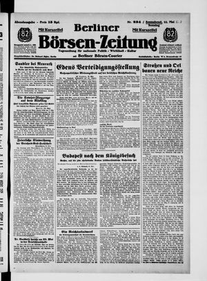 Berliner Börsen-Zeitung vom 22.05.1937