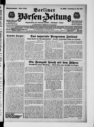 Berliner Börsen-Zeitung vom 23.05.1937