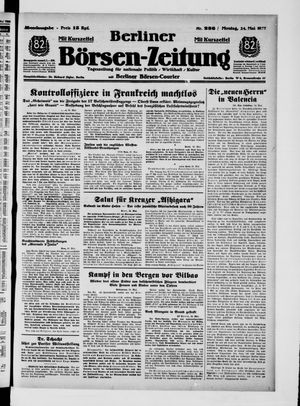 Berliner Börsen-Zeitung vom 24.05.1937