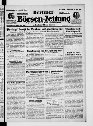 Berliner Börsen-Zeitung vom 02.06.1937