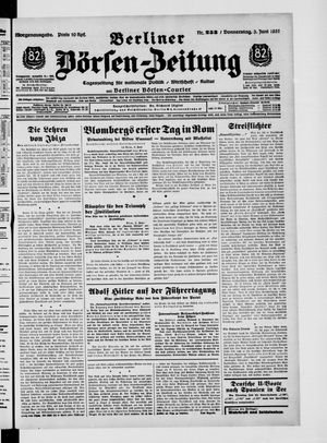 Berliner Börsen-Zeitung vom 03.06.1937