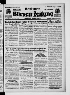 Berliner Börsen-Zeitung vom 11.06.1937