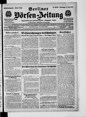 Berliner Börsen-Zeitung vom 15.06.1937