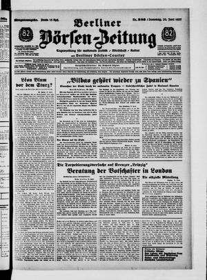 Berliner Börsen-Zeitung vom 20.06.1937