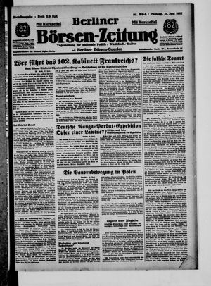 Berliner Börsen-Zeitung vom 21.06.1937