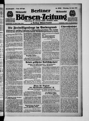 Berliner Börsen-Zeitung vom 22.06.1937