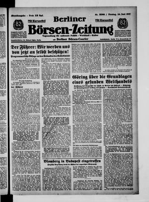 Berliner Börsen-Zeitung vom 28.06.1937