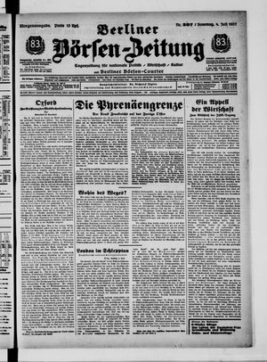 Berliner Börsen-Zeitung vom 04.07.1937