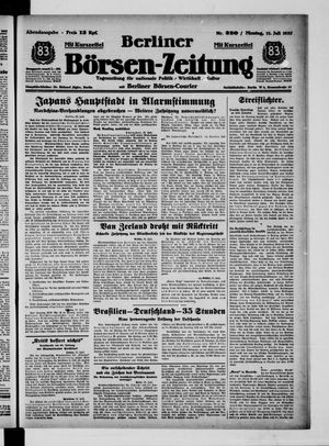 Berliner Börsen-Zeitung vom 12.07.1937
